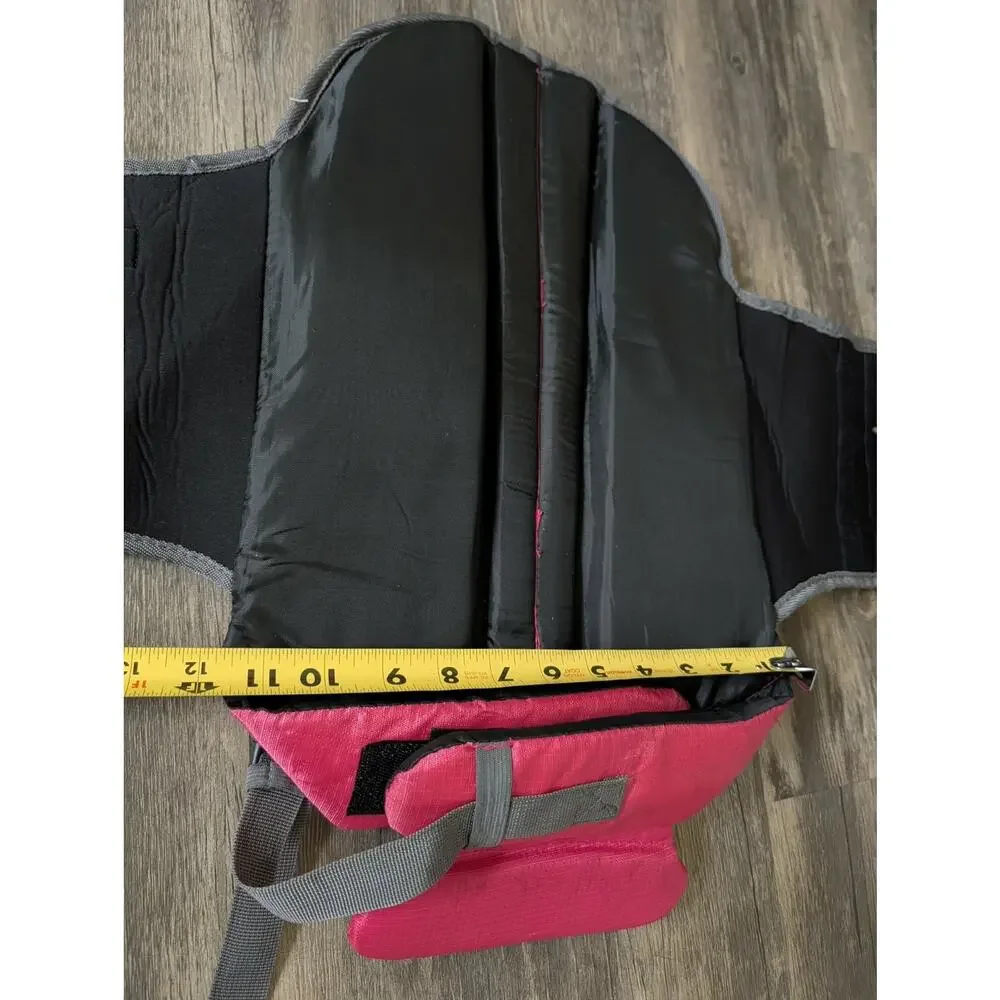 Outward Hound Pink Dog Life Jacket Size M Adjustable Girth & Neck Handles